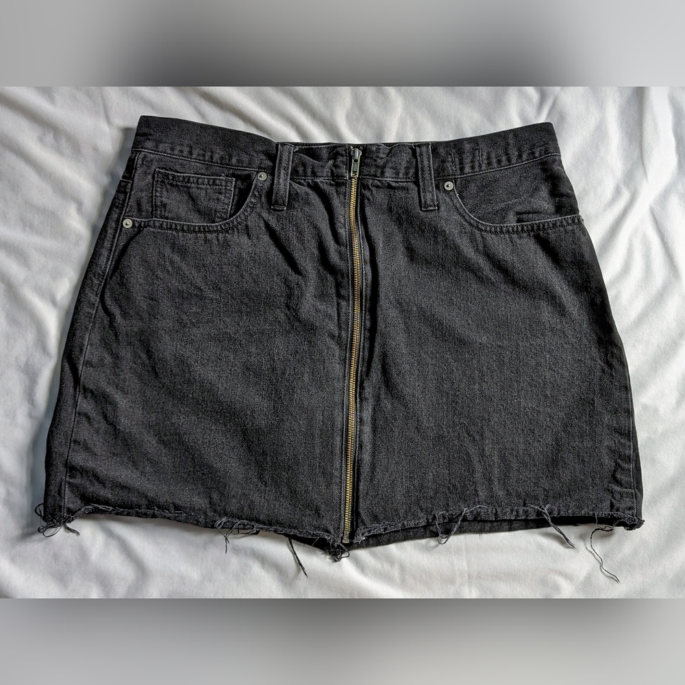 Madewell Rigid Denim A-line Skirt - Size 32
